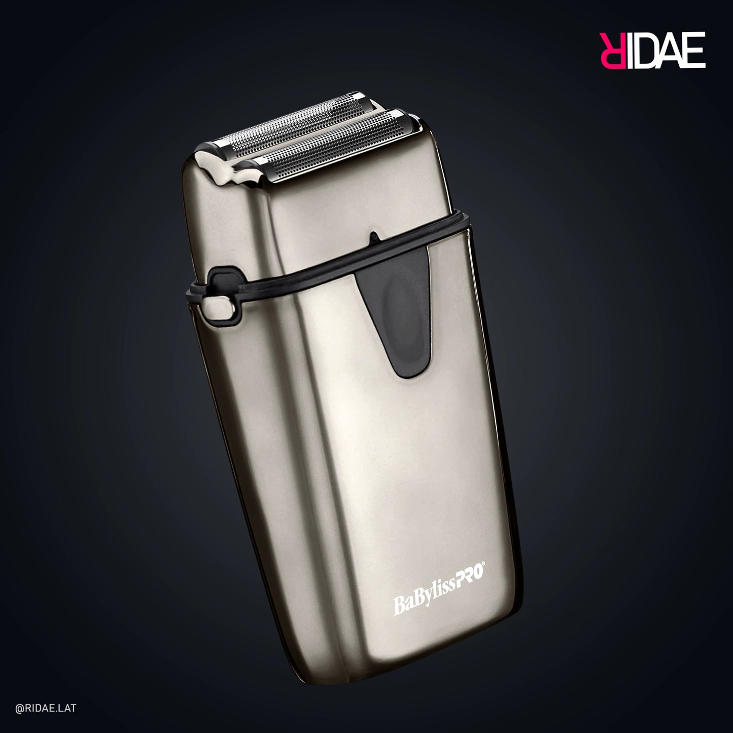 AFEITADORA BABYLISS PRO FOILFX02 GUNMETAL METALICA DE DOBLE HOJA