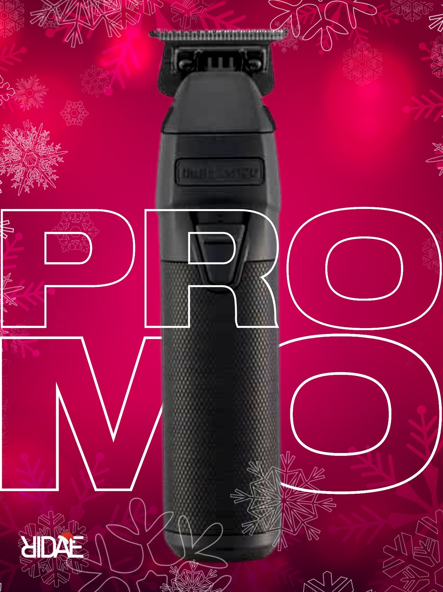 Recortadora BaBylissPRO FXONE Lo-ProFX negro mate vista frontal