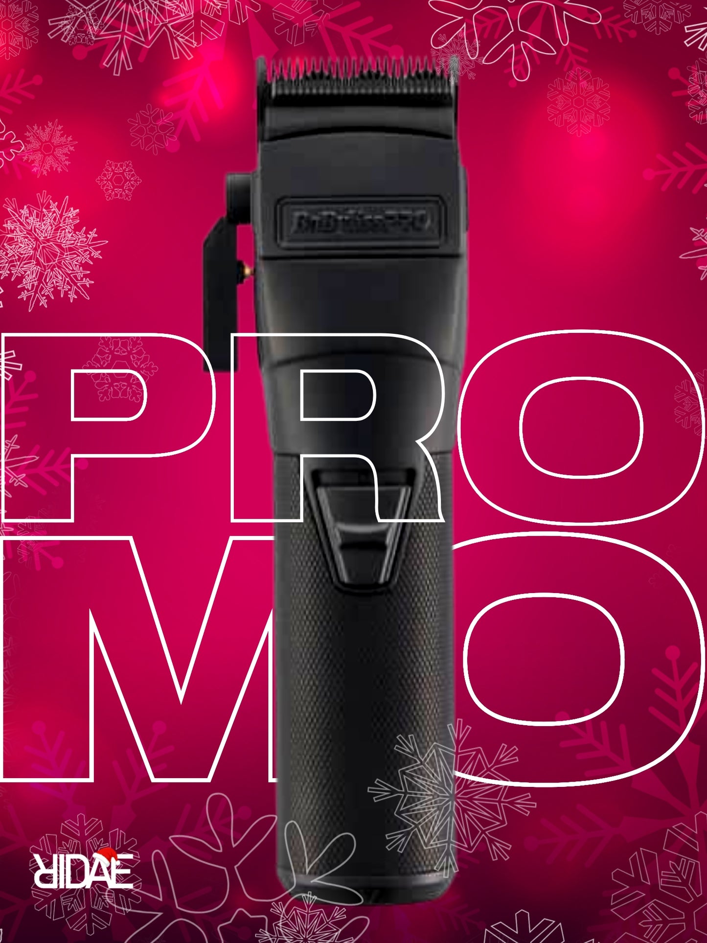 Cortadora BaBylissPRO LO-PROFX Clipper Black Edition vista frontal