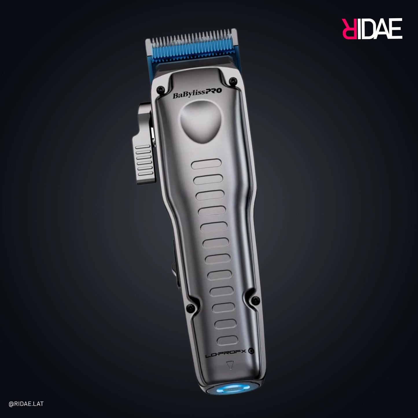 Cortadora BaBylissPRO LO-PROFX Graphite profesional vista frontal.