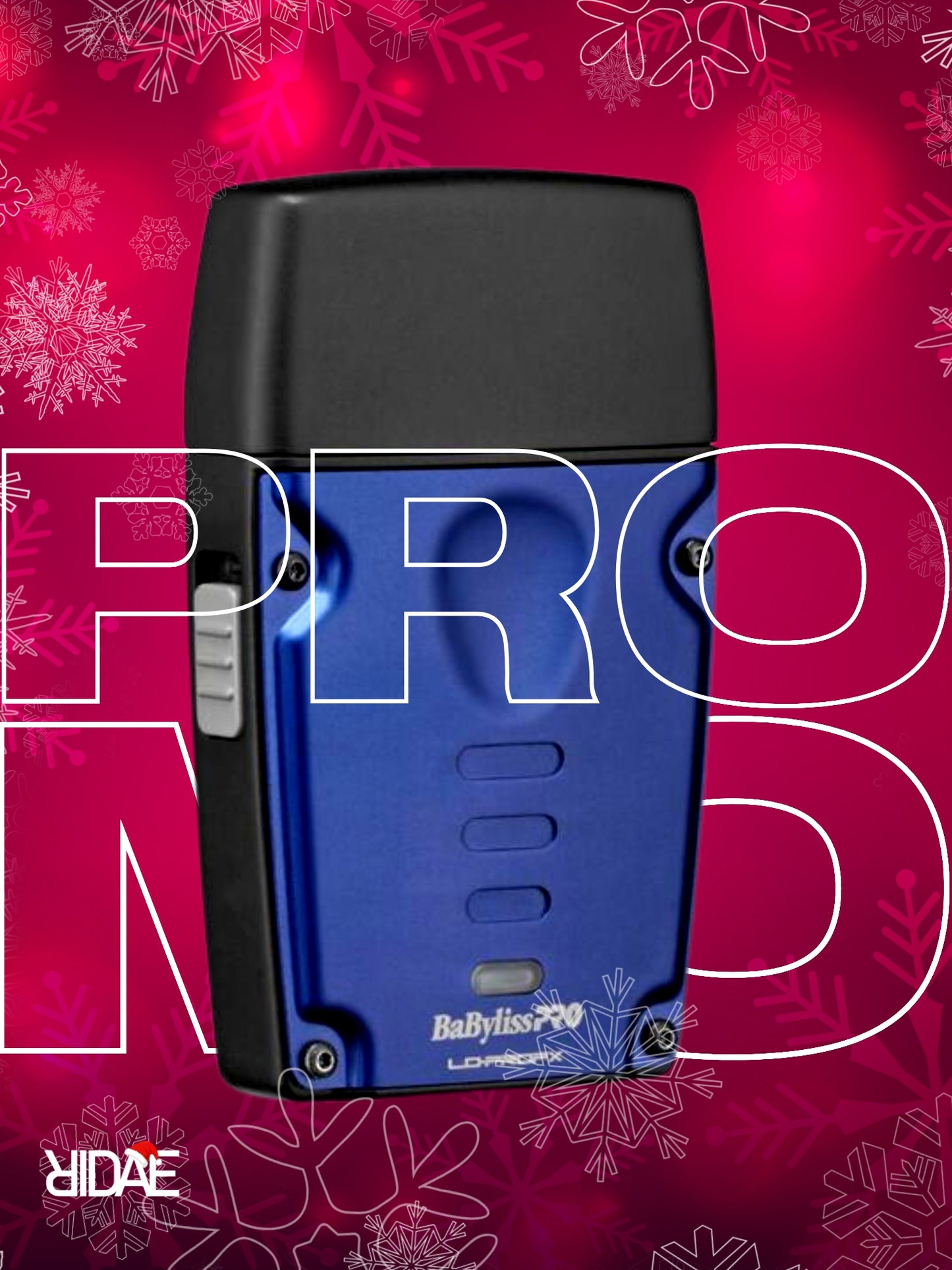 Afeitadora BaBylissPRO LO-PROFX Blue Edition vista frontal