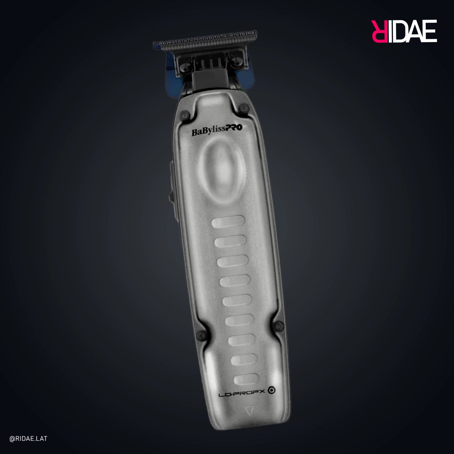 Recortadora BaBylissPRO LO-PROFX Graphite profesional vista frontal.