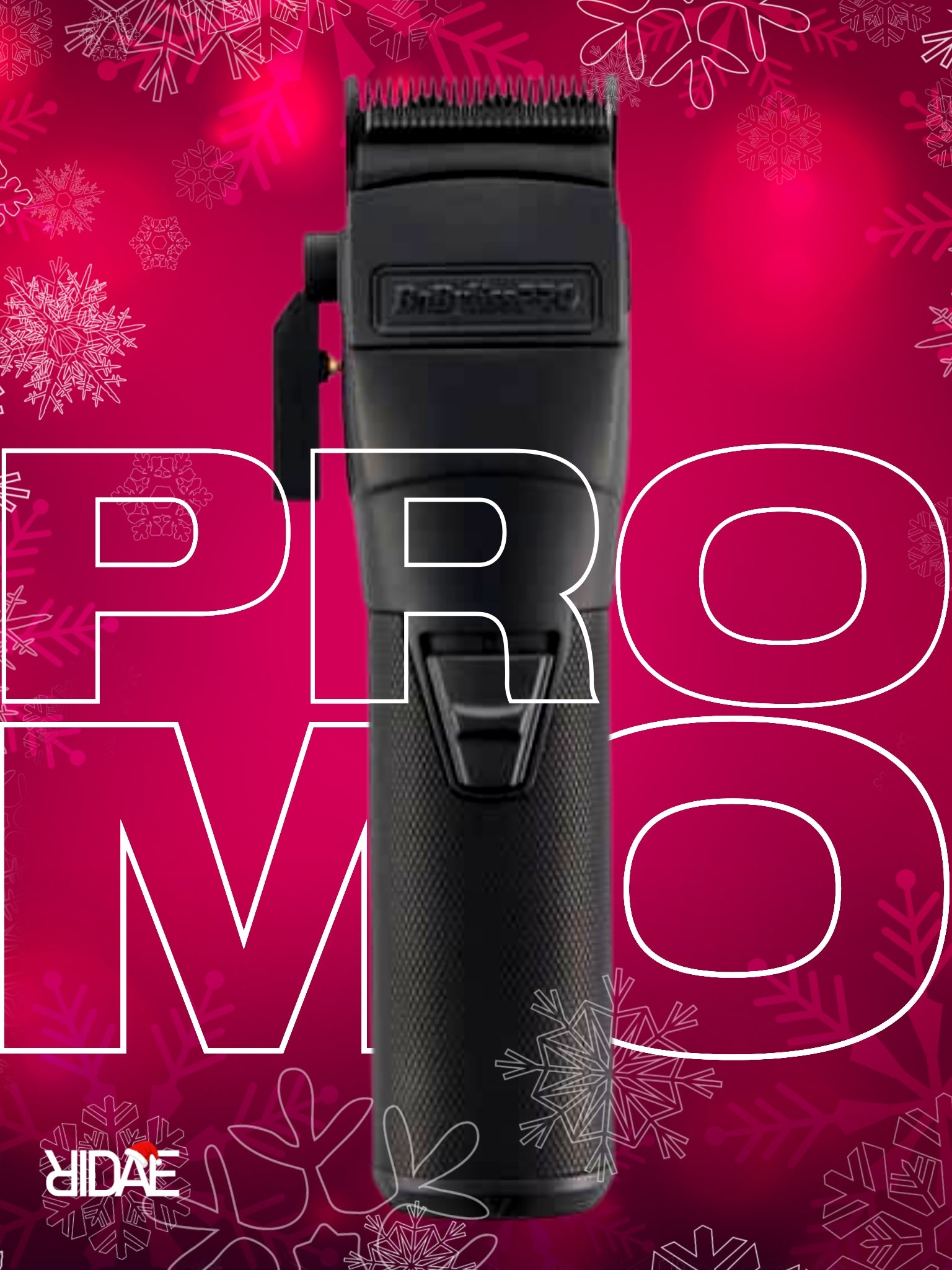 Cortadora BaBylissPRO LO-PROFX Clipper Black Edition vista frontal