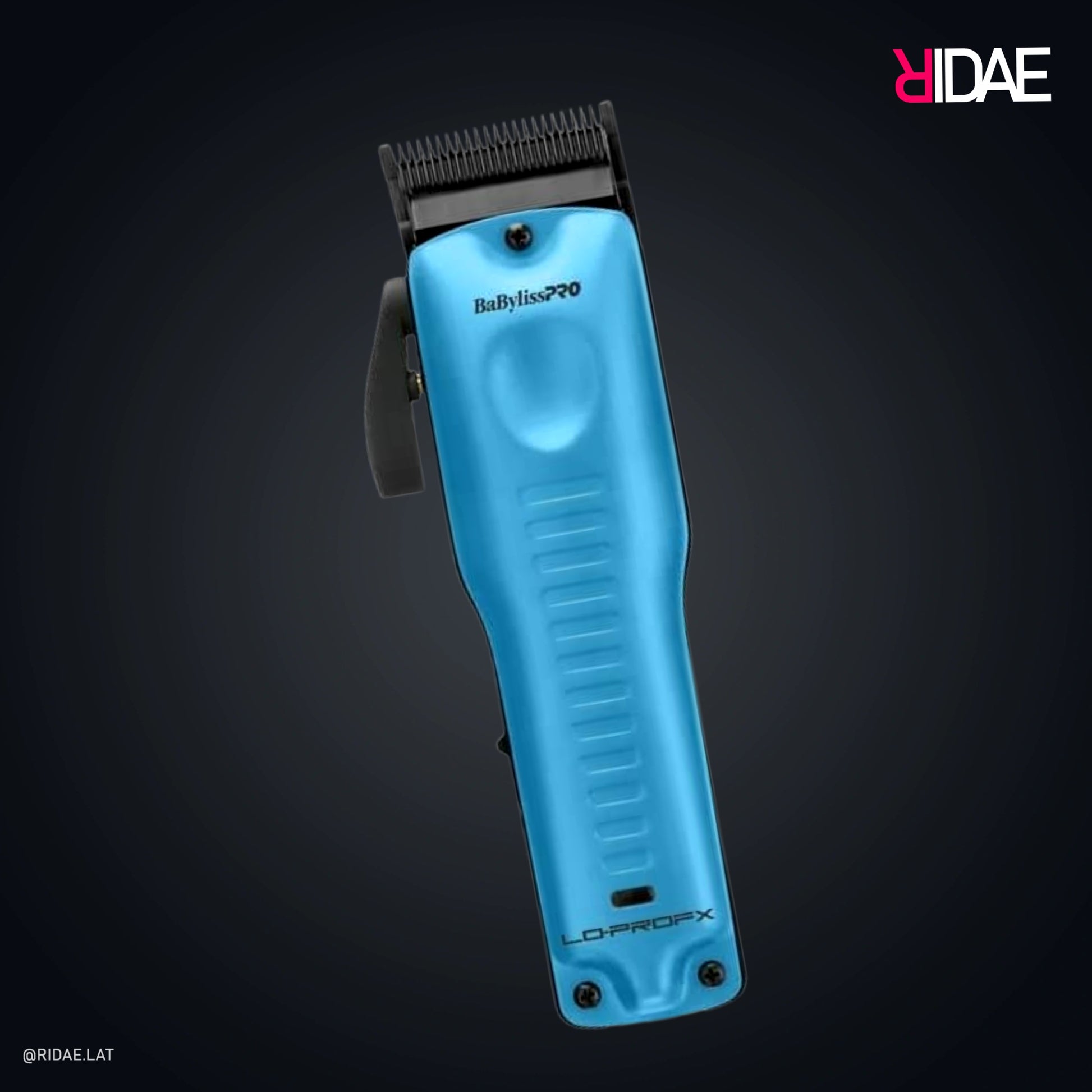 Cortadora BaBylissPRO LO-PROFX Blue Edition vista frontal.