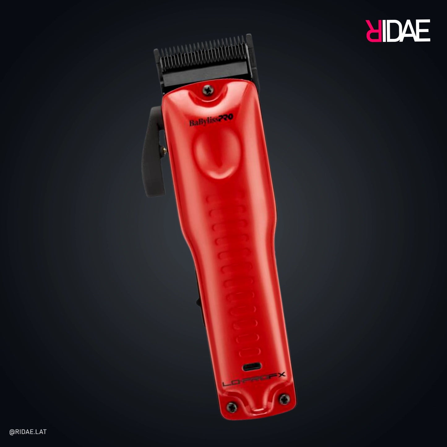 Cortadora BaBylissPRO LO-PROFX Red Edition vista frontal.