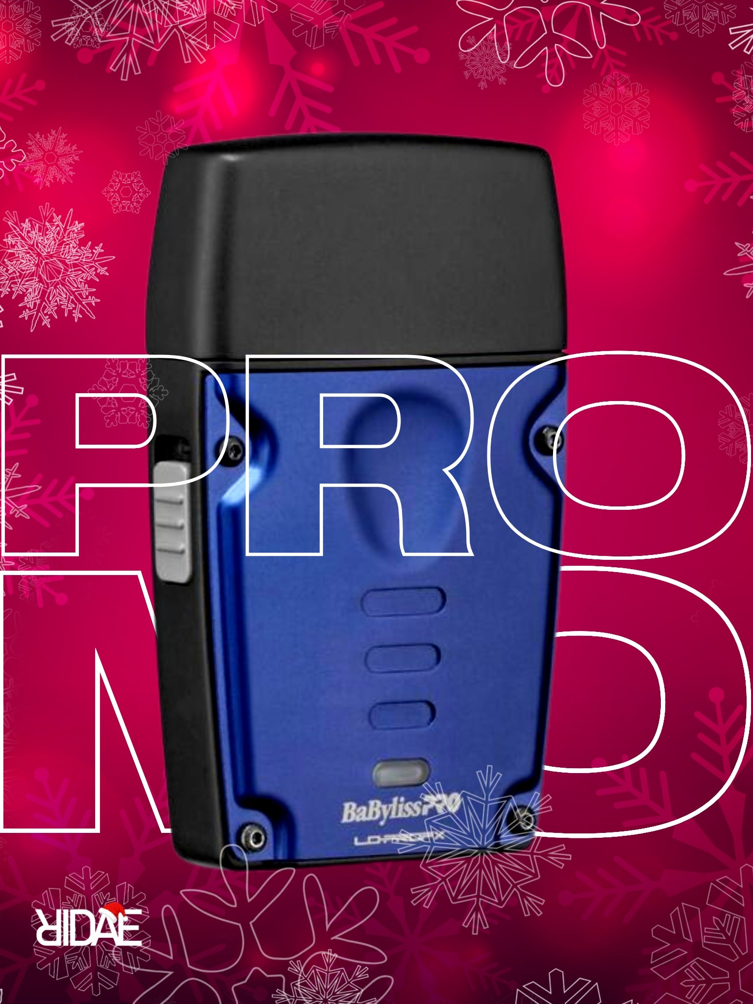 Afeitadora BaBylissPRO LO-PROFX Blue Edition vista frontal