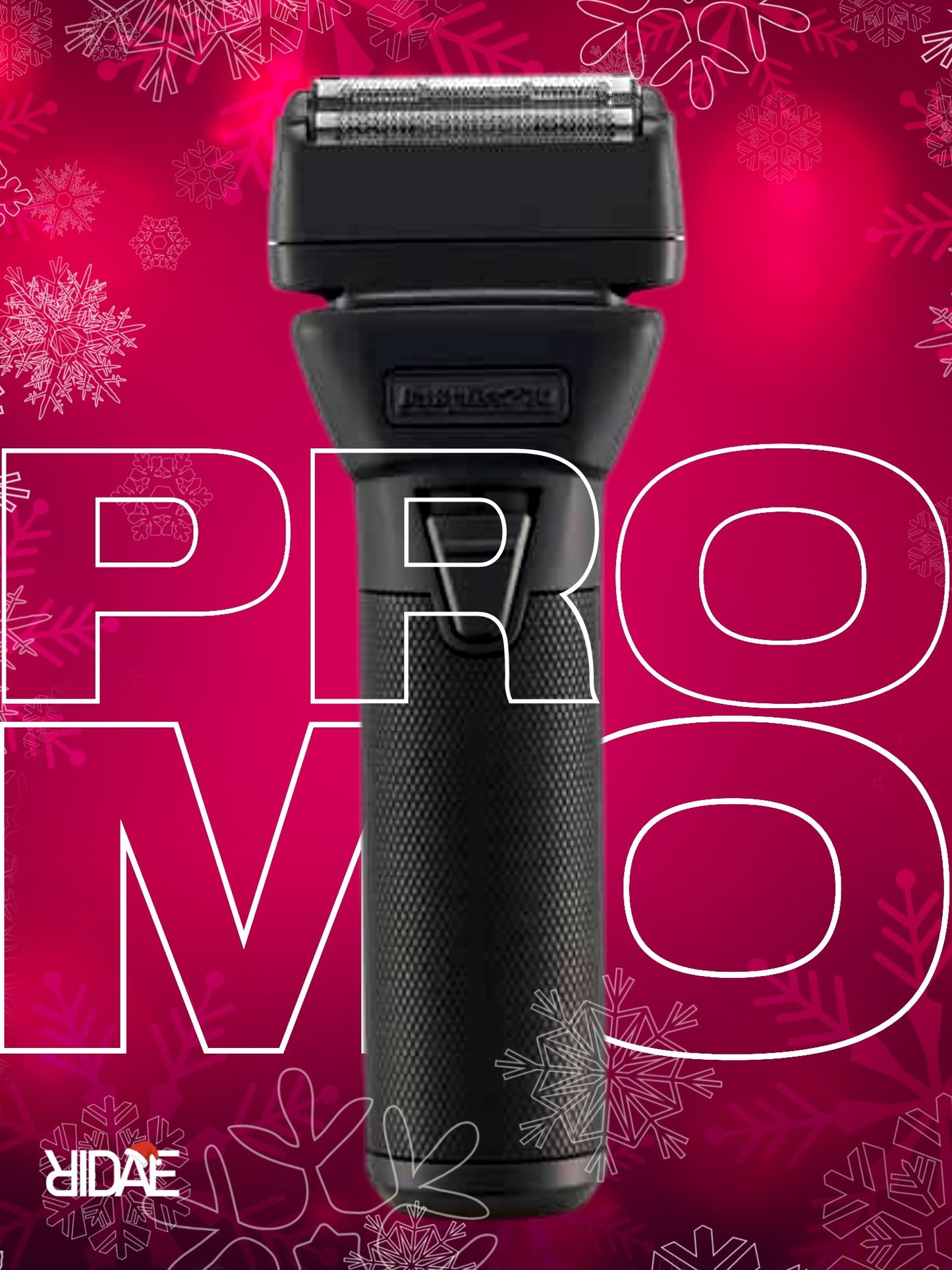 BaBylissPRO LO-PROFX afeitadora compacta negro vista frontal