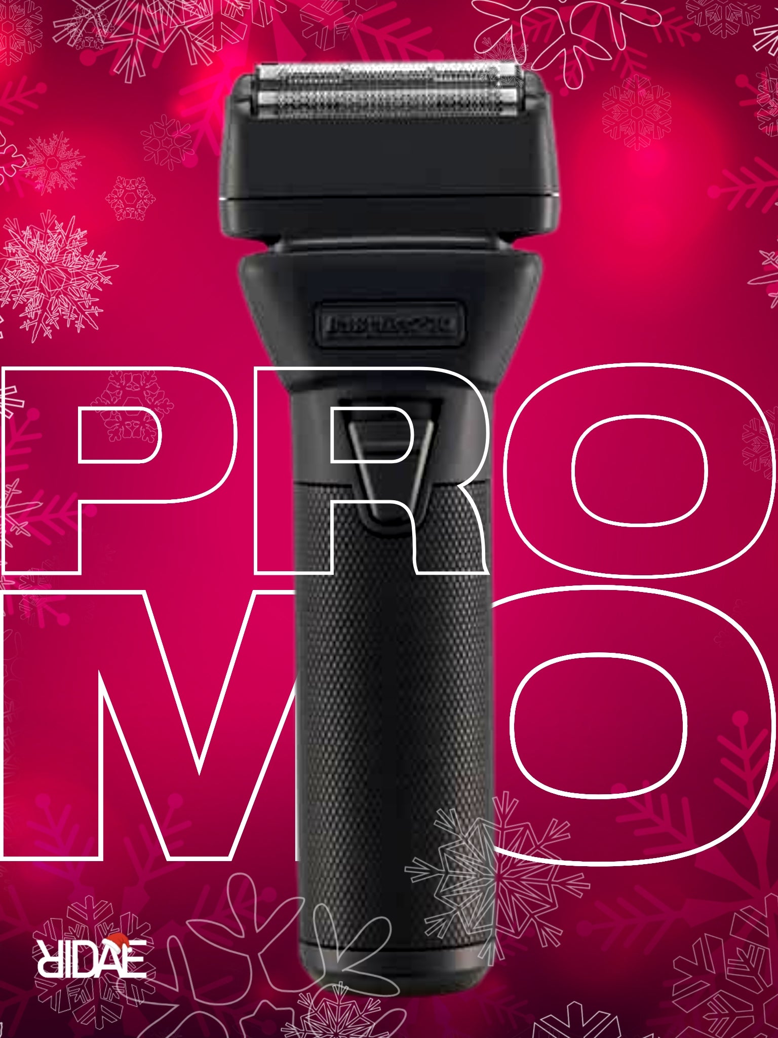 BaBylissPRO LO-PROFX afeitadora compacta negro vista frontal