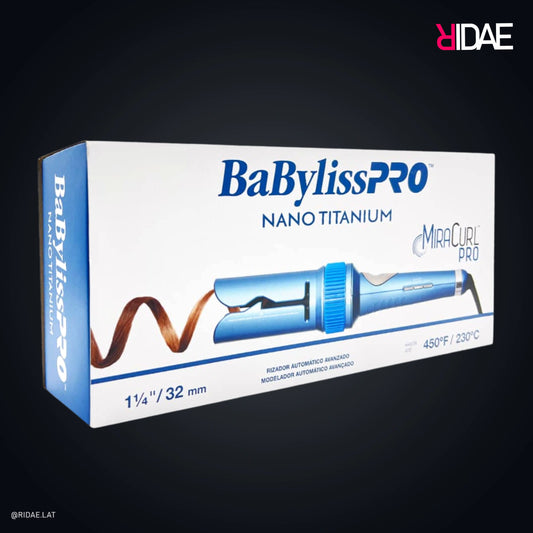 BaBylissPRO MiraCurl Pro Nano Titanium 32 mm en caja
