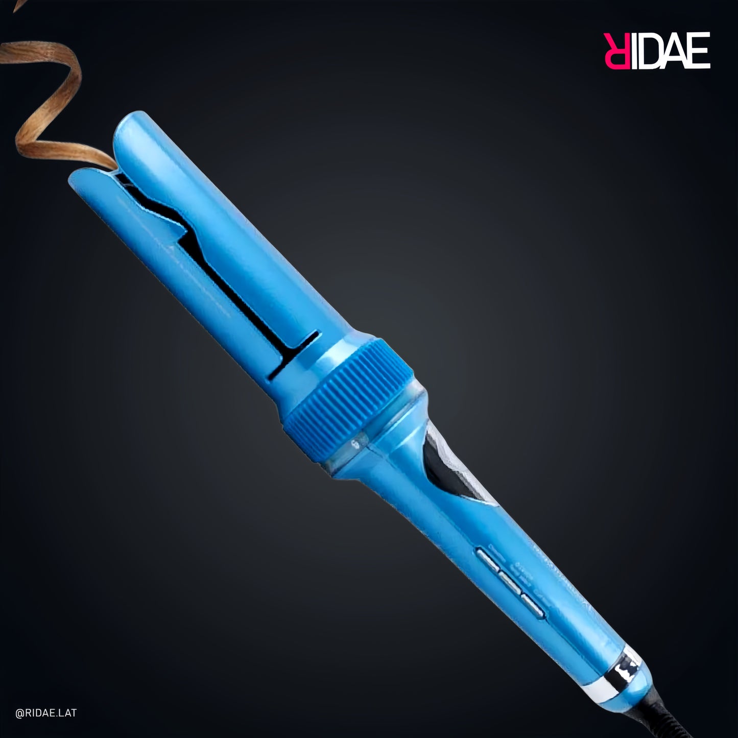 BaBylissPRO Miracurl 1 XL barril 1 pulgadas Nano Titanium rizador automático azul